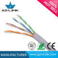 Alta calidad barata Cu Cat5 cable de la computadora UTP Lan Cable 24awg En Guangzhou